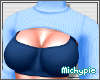 2-Layer Sweater Blue