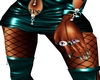 [KR] Teal Glitter Nails