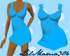 [LM] plump blue dress