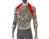 Muscle Tattoo Tank Red