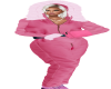 Pink Snow Suit