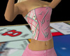 pink hearts corset