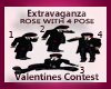 EVC rose with 4 poses