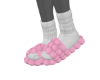 LA Pink Bubble Slides