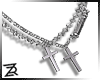 !R Cross Necklace Chains