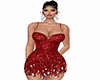 red  sequins shoes