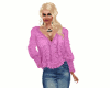 Fringe Sweater Pink