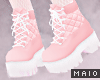 🅜 PINKU: pink boots