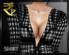 [R] Black Plaid Shirt