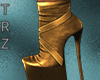 TRZ- Gold Platform Boots