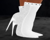 Raffy White Mini Boots