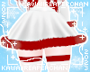 K| Fur Trim Skirt Cherry
