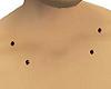 Piercing duo chest red