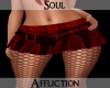 Plaid Skirt - Red