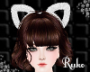 [rk2]Cat Ears Fur White