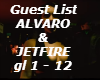 Guest List- Alvaro&Jetfi