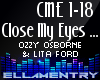Close My Eyes -Ozzy/Lita