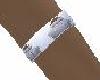 Snowman-white armband