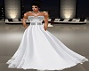 White Fancy Evening Gown