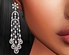Glitter Silver Earrings