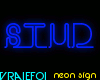 VF -Studding- neon sign