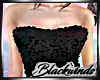 Black|Green Rose Dress