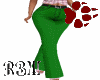 Green Boot Cut Jeans
