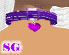 Purple heart collar