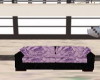 purple silk kiss couch