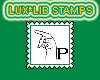 Sign Language P Stamp
