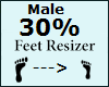 Feet Scaler 30% Male