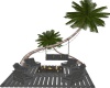 Isle FirePit W/Palm Tree