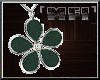 [MFI]Green flower Earrig