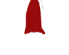 Kvenjii Long Red Skirt