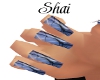 *Shai* Blue Nails