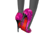 Her Spikes Hot Pink