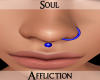 Nose Piercings - Blue