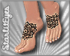 *Mandala Tattooed Feet*
