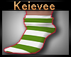 Kei| Green Striped Socks