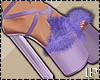 Purple High Heels Fur