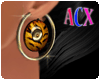(ACX)Diva tiger earrings