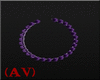 (AV) Purple Hoops