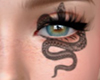 Snake Face Tattoo