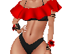 Bikini Black Red
