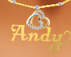 Andy Heart Necklace (F)