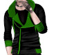 Black/Green Jacket
