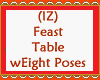 Feast Table With 8 Poses