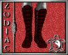 Gothic Strap Red boots