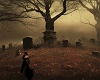 Eerie Autumn Cemetery BG