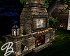 *B* Backyard Fireplace